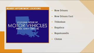 New Orleans OMV, other locations now appointment-only