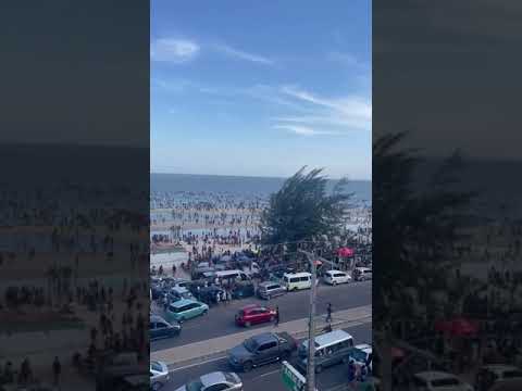 80% da população de Maputo está na Costa de sol 05/01/2025 🇲🇿