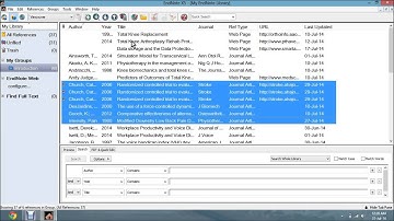 EndNote Tutorial, sorting grouping references Urdu Hindi
