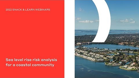 Sea Level Rise Risk Analysis for a Coastal Community - The Pinellas County Vulnerability Assessment