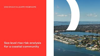 Sea Level Rise Risk Analysis for a Coastal Community - The Pinellas County Vulnerability Assessment