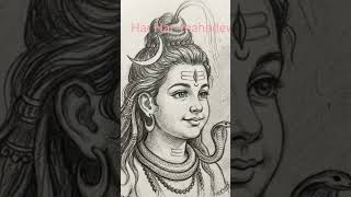 shiv ji drawing #drawing #art