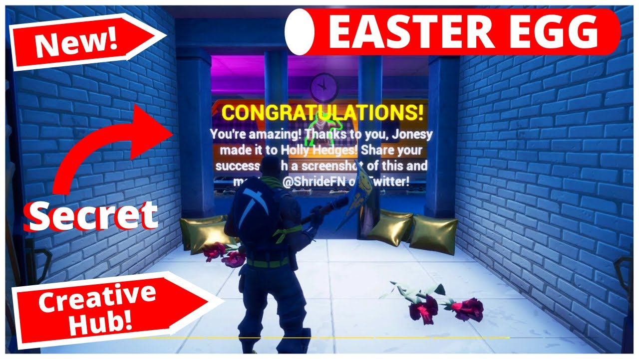 *NEW* Fortnite Shride TRAIN HUB || EASTER EGG & SECRETS - Fortnite Creative Hub...
