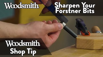 Woodworking Tip: Sharpening Forstner Bits