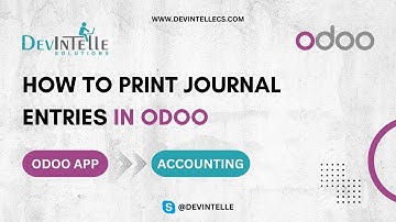 how to print  journal entries in odoo (Accounting) | odoo apps