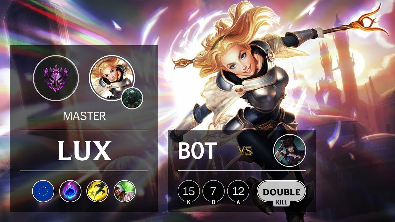 Lux Bot vs Caitlyn - EUW Master Patch 9.14