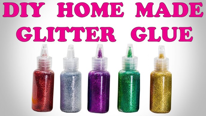 How to Make Glitter Glue and Glitter Paint for Crafts Easy and Cheap Mathie  कैसे बनाना है चमक 