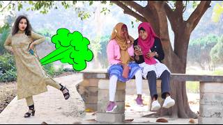 Very Funny Wet Fart Prank In Town Park Part- 390 N2O Shreya