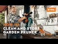 STIHL GTA 26 - Cleaning and storing