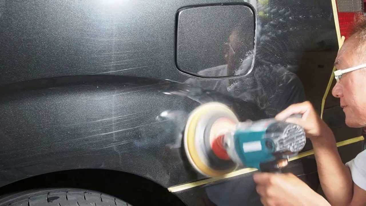 線傷を消す為の車の磨きを一部始終公開します Youtube