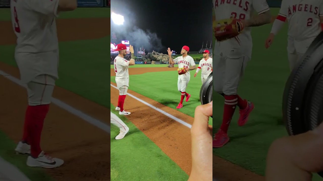 Behind the Lens for an Angels Win ποΈπ