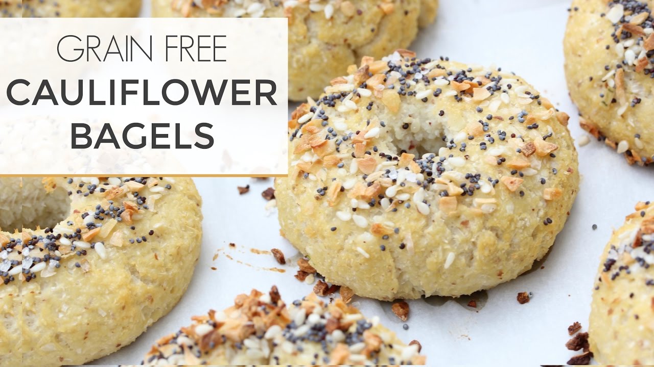 How To Make Cauliflower Bagels | A Grain Free + Low Carb Recipe | Clean & Delicious