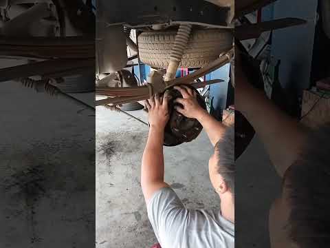 (046) How to Rotor Disk Resurface and Brake Shoe Replace for Isuzu Dmax #brakerotors #brakelines