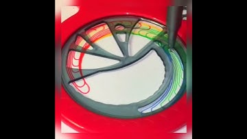 Rainbow Spirograph  🌈 ✍️#spirograph #cyclex