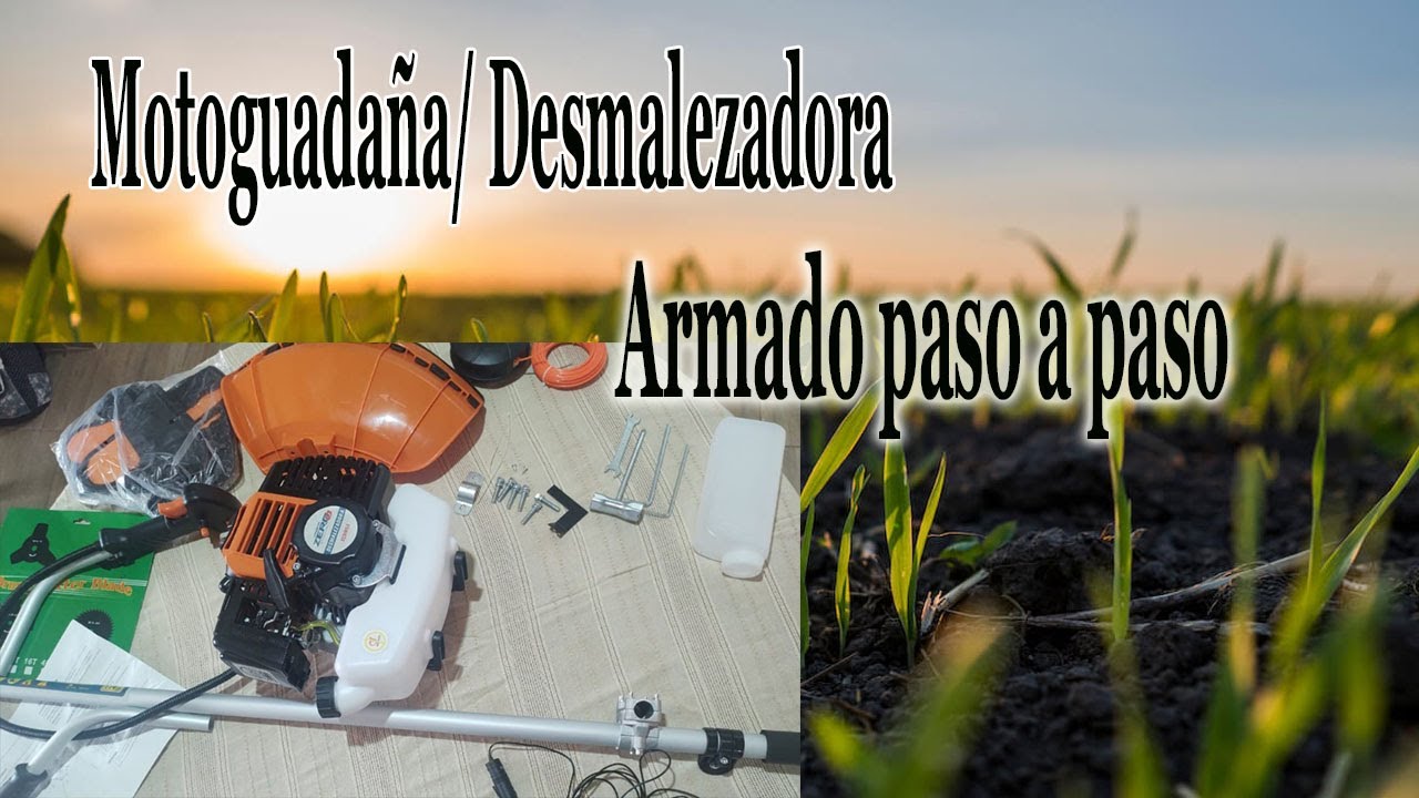 Armado de motoguadaña || Motoguadaña || Desmalezadora || Armado ...