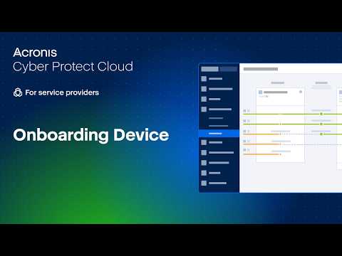 Onboarding a Device — Demo Series