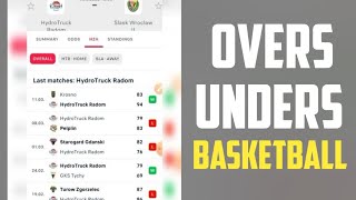 OVERS/UNDERS Strategy for BASKETBALL finally revealed here screenshot 1