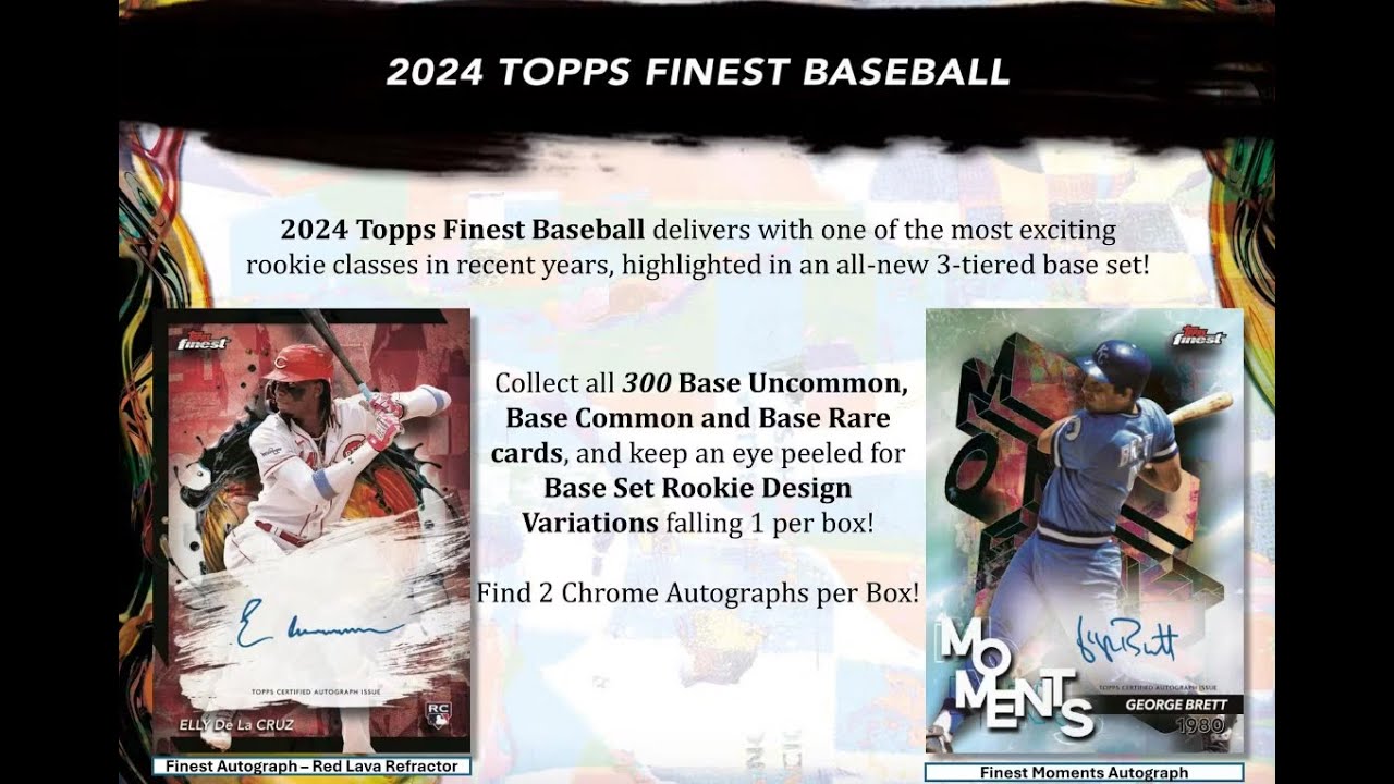 BGB1507 野球カード ケース開封 MLB 2024 TOPPS FINEST CASE GROUP 