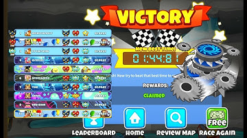 Minimum Time! - BTD6 Race "The Dig Bang Theory" -  1:44.81