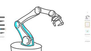 how to draw a simple robotic arm