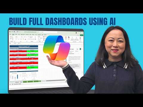 Create Full Excel Dashboards Using AI Copilot in Excel with Business Logic (No Formulas Required)