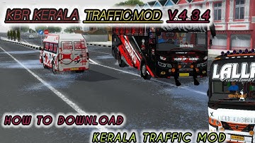 How To Add Kerala Traffic Mod In Bussid  (Kbr Kerala Traffic Mod For bus simulatior Indonesia..