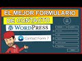 🖐️ Como crear el mejor formulario de contacto con contact form, wordpress 56, tutorial español.