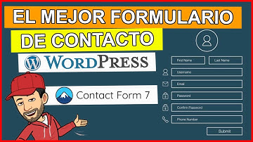 🖐️ Como crear el mejor formulario de contacto con contact form, wordpress 56, tutorial español.