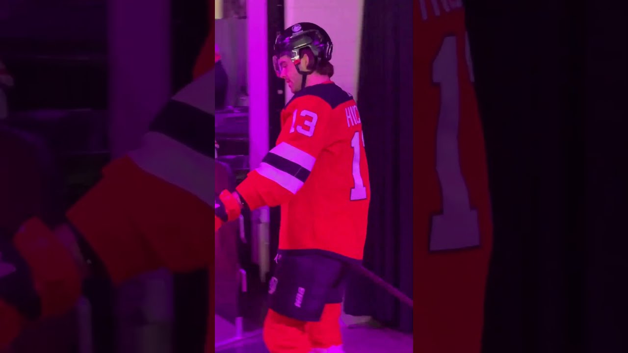 NJ Devils BEHIND THE SCENES Captain Nico Hischier Returns From Injury Njdevils Short Shorts