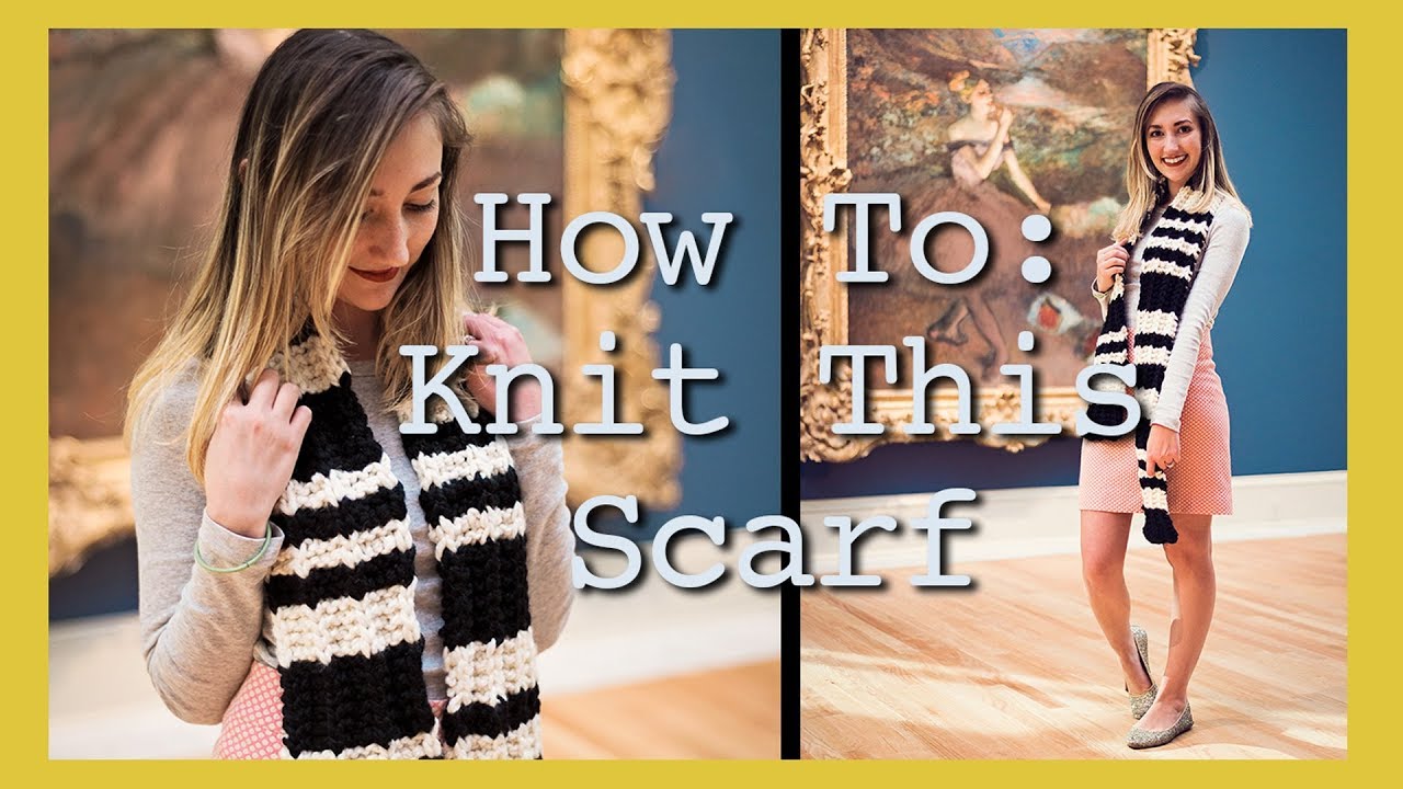 How to knit a scarf for Beginners | Knitting for beginners | Knit this scarf  | Knitting tutorial