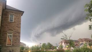 MASSIVE Thunderstorm (Possible Tornado) Rolls into Richmond Hill, Ontario (September 7, 2021)