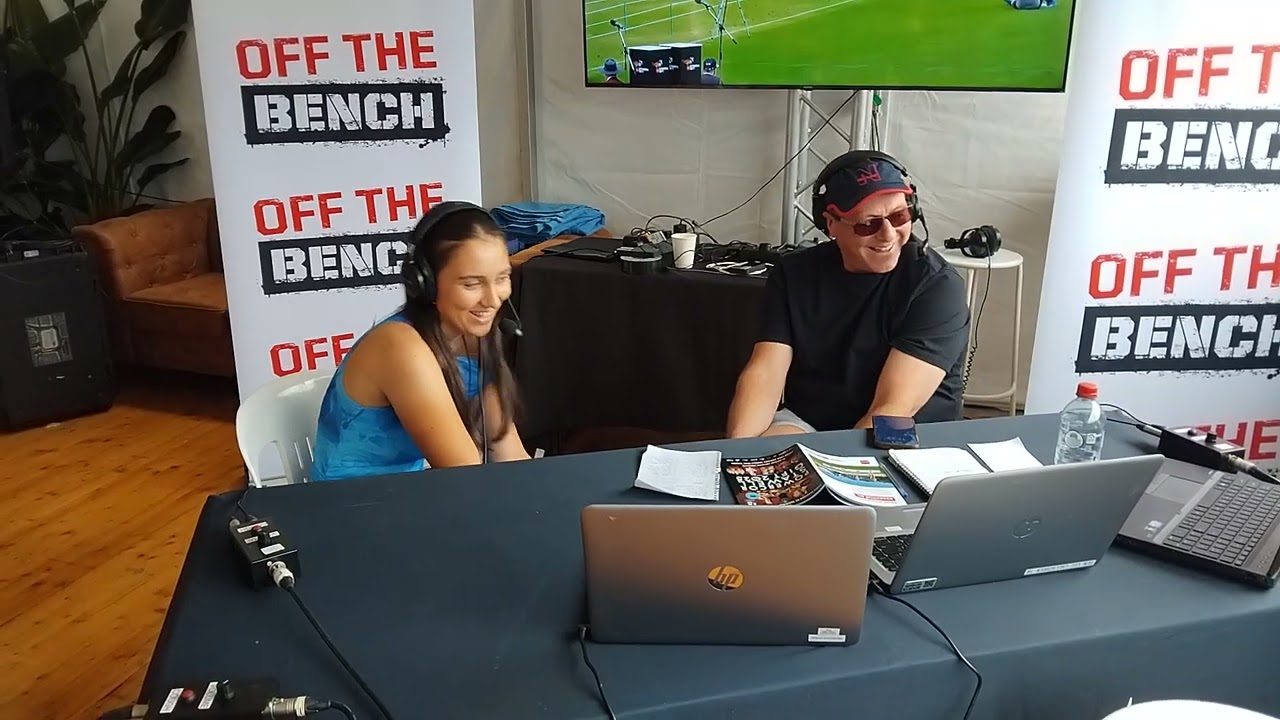 Isabella iuele interview with Craig Hutchison and Liam Pickering on Off The Bench on SEN live radio