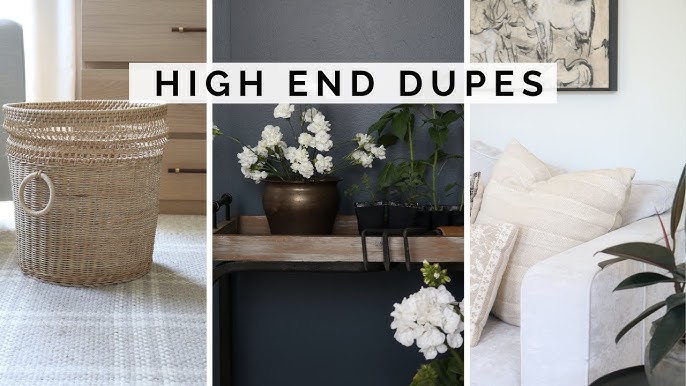 CRATE AND BARREL VS THRIFT STORE  DIY HIGH END HOME DECOR DUPES