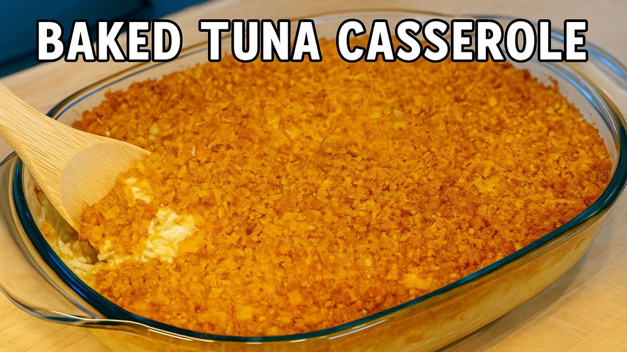 Easy Oven Baked Tuna Casserole Recipe YouTube