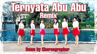 Download lagu TERNYATA ABU ABU REMIX Line Dance | Demo by Choreographer