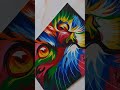 colourful abstract cat painting.                  #youtubeshorts #trendingshorts #viral