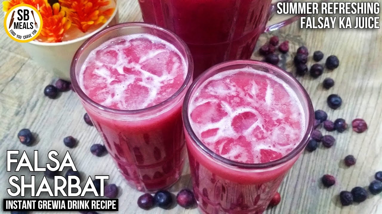Falsa Juice Recipe | Instant Refreshing Falsa Sharbat | Summer Special Grewia Squash By SB - Meals