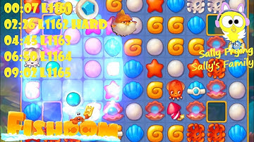 Fishdom level 1161 to 1165