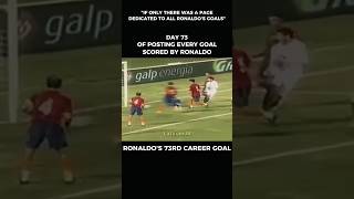 Ronaldo's 73rd Career Goal 🤩🐐 #shorts #football #ronaldo
