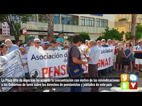 📺 La Plaza Alta acoge una nueva concentraci&oacute;n de pensionistas y jubilados
