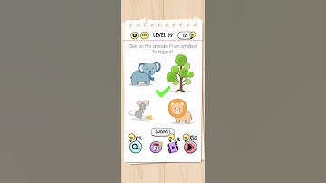 Brain Test Tricky Puzzles level 69 Walkthrough #NovemacGaming #shorts