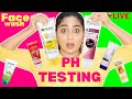 Testing All Facewash pH -Value🤫Facewash that fails pH Test😣Best To Worst Facewash in India-Pol-Khol
