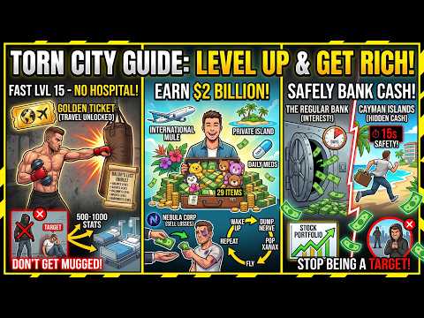 The Level 15 & $2 Billion Banking Guide Every New Torn Player Needs