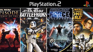 Star Wars Battlefront 2 & Lego Star Wars 2 Video Games ps2 PlayStation