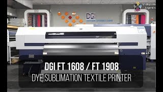 DGI FT 1608 FT 1908 Dye sublimation Textile printer - Multiplotters Argentina