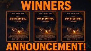 Poster Giveaway Winners Announcement!