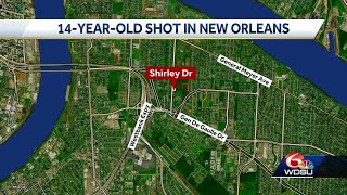 14-year-old shot in New Orleans