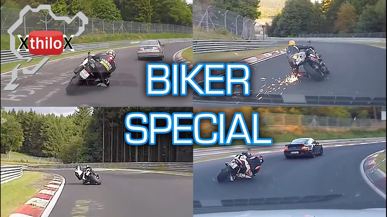 Bike Compilation Mix - Nürburgring Nordschleife - Seat Leon Cupra + Megane RS + Motorbike R1 R6 RR