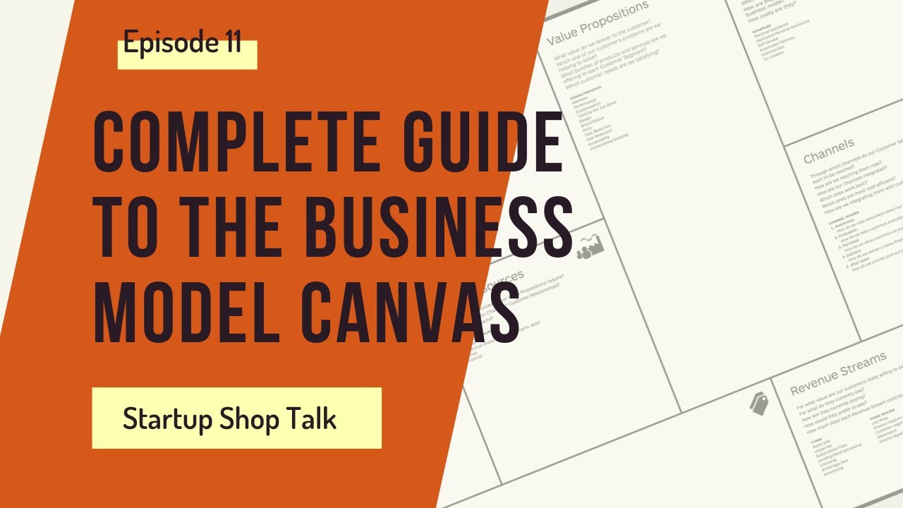 Complete guide to the business model canvas | Startup Shop Talk Livestream  #11 - YouTube