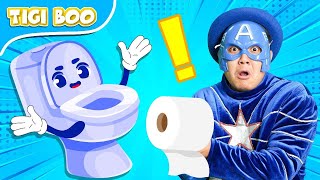 Superhero Potty + Wheels on the Bus - Baby songs - Nursery Rhymes & Kids Songs